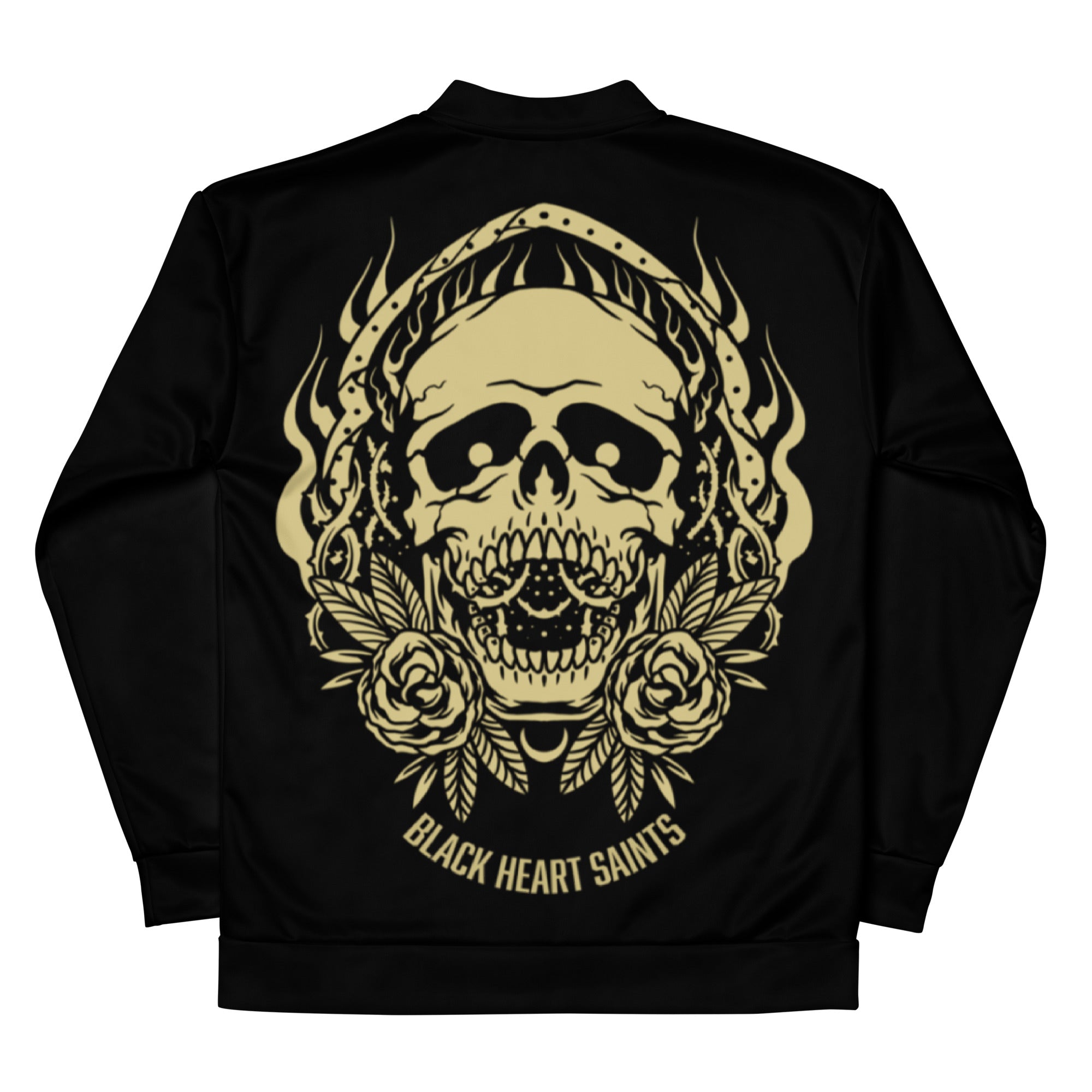 Gold Skull Bomber Jacket